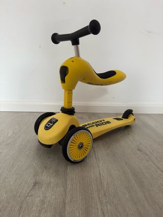 Patinete 3 en 1 Scoot and Ride Amarillo