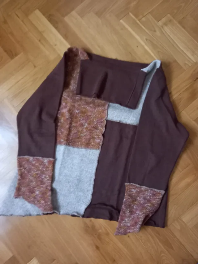 Jersey patchwork multicolor