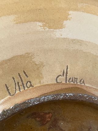 Piatto in ceramica Vila Clarà