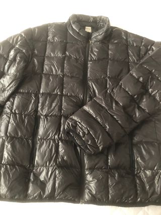 Chaqueta acolchada negra hombre