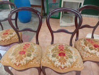 Sillas de comedor tapizadas