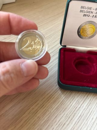 Moneda 2€ Bélgica 2013 Proof Meteorología
