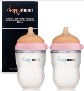 Set 2 Biberones Happy mami 250ml