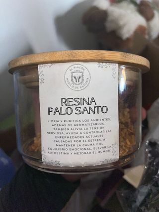 Resina Palo Santo El Rincón Mágico de Antonia