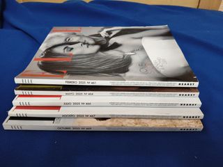 Lote 5 revistas Elle año 2025.