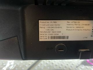 Monitor HP 1740