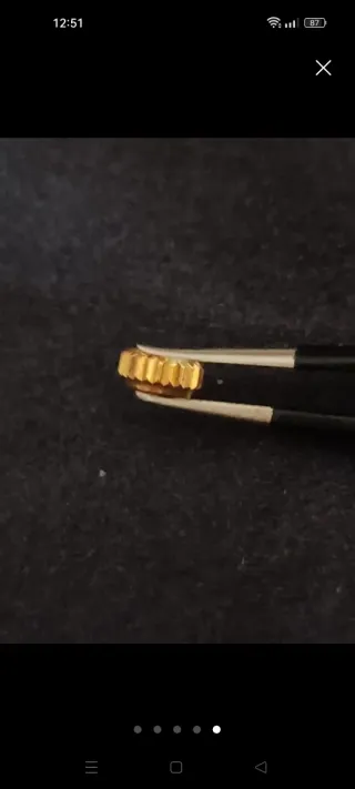 Corona Rolex Oro Amarillo Macizo 18K ORIGINAL