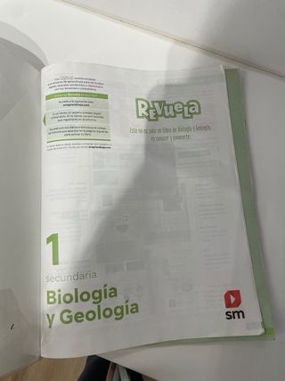 Libro Biología y Geología. 1 Secundaria. Revuela