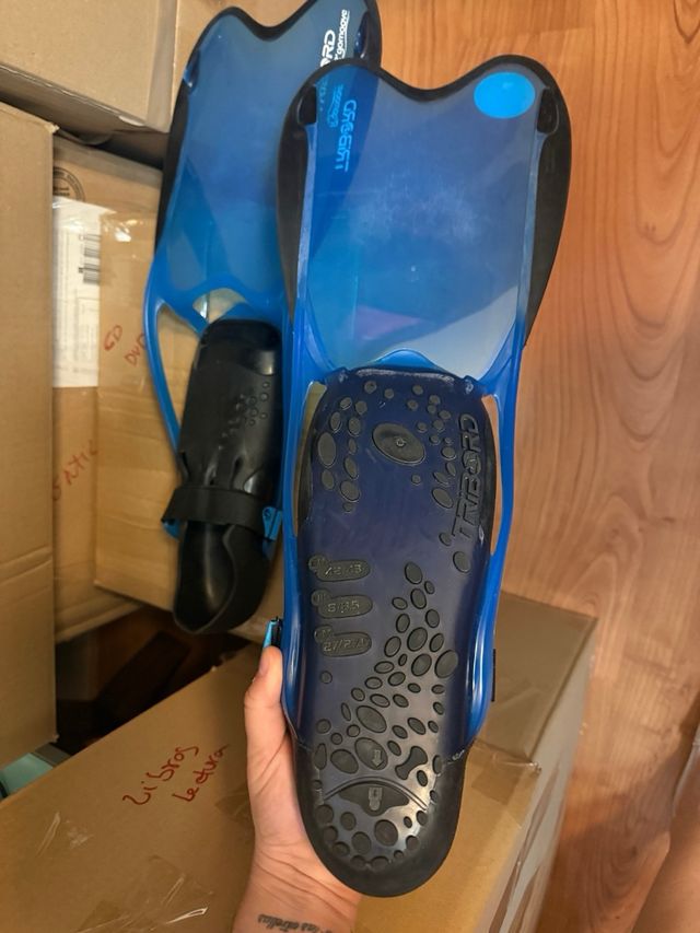 Aletas Natación Tribord Talla 42/43