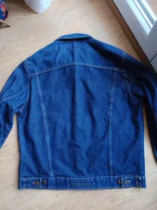 Cazadora Vaquera Hombre Talla L Azul