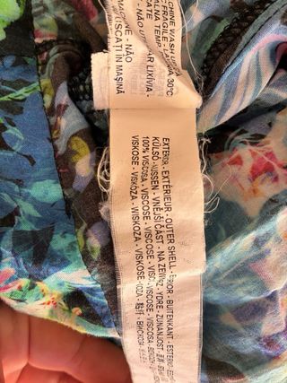 Kimono estampado floral multicolor