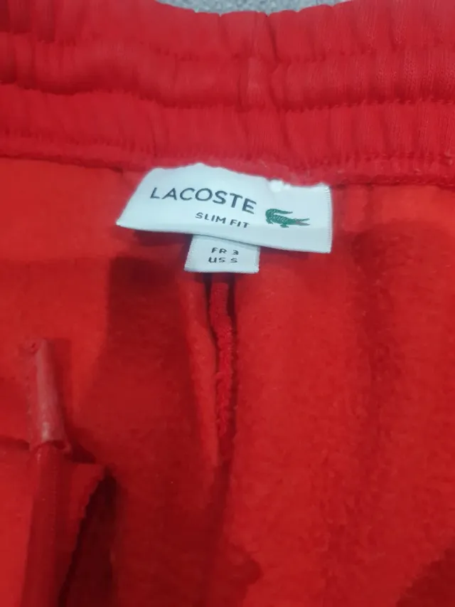 Chándal Lacoste Rojo Talla S