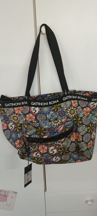 Borsa Gattinoni Roma Multicolor