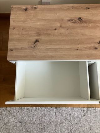 Mueble TV IKEA Besta Blanco Cajones Presión