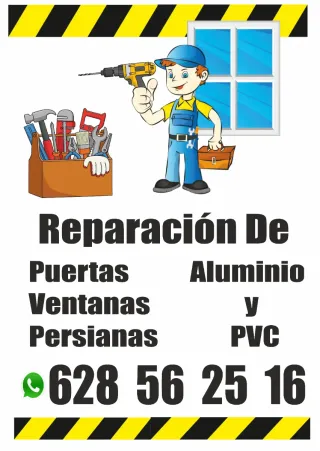 Reparación de ventanas, puertas y persianas
