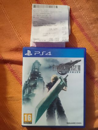 Final Fantasy VII Remake PS4