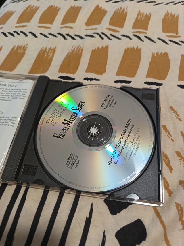 CD Johann Sebastian Bach - Das Wohltemperierte