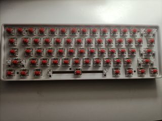 Teclado Mecánico Dierya DK61se 60% Blanco