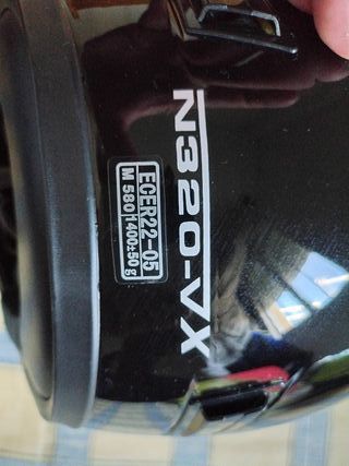 Casco de moto Nitro negro