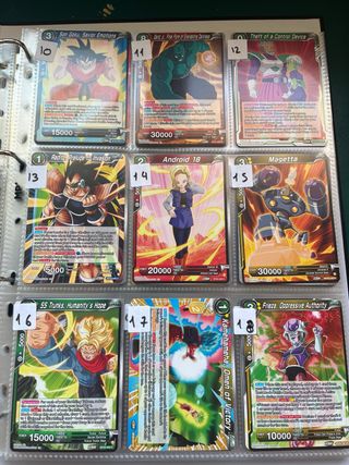 Colección Cartas Dragon Ball Z