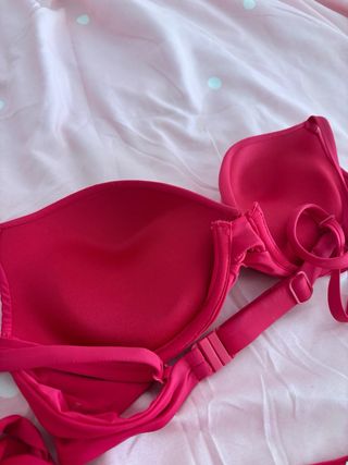 Bikini Push Up Rojo/Rosa