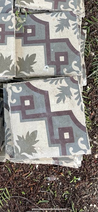 Baldosas hidráulicas antiguas 