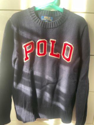 Jersey Polo Ralph Lauren Azul Talla 10/12 Niño