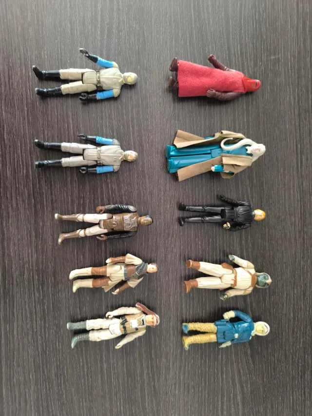 Lote 10 Figuras Star Wars Vintage 80s