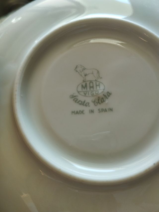 Juego café vintage Santa Clara porcelana