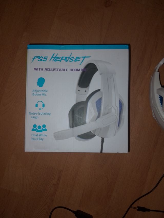 Cascos Gaming Blancos con Micrófono