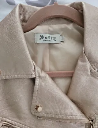 Chaqueta Satte Dorada Mujer Talla L
