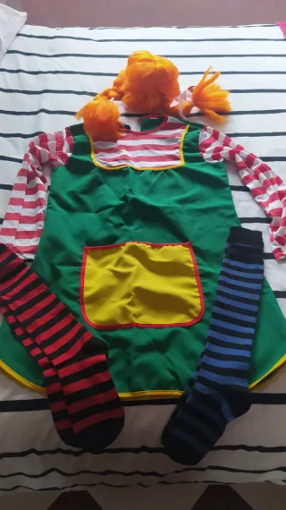 Disfraz Pipi Lastrum Niña/mujer talla única