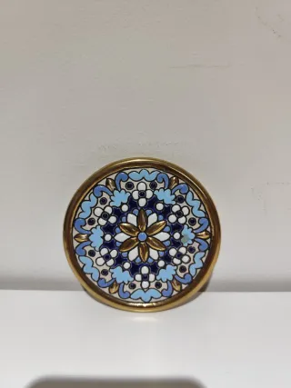 Piatto decorativo Sevillarte in oro 24K