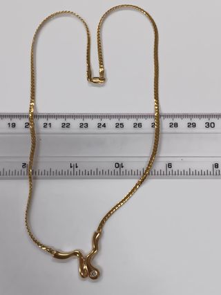 Gargantilla Oro 18k con Brillante