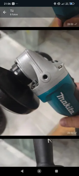 Amoladora Makita 18V