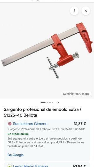 Llave grifa Bellota