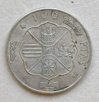 Moneda 100 pesetas Francisco Franco 1966
