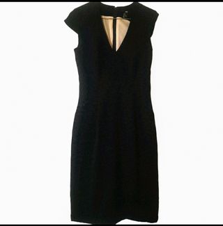 Vestito nero H&M senza maniche scollo a V