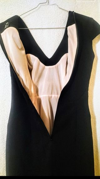 Vestito nero H&M senza maniche scollo a V