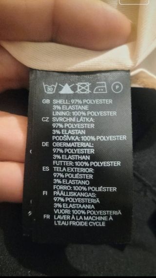 Vestito nero H&M senza maniche scollo a V