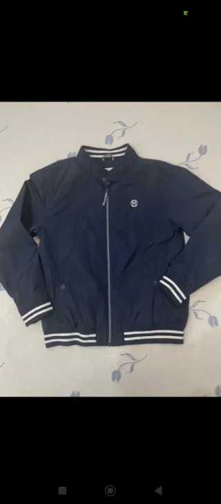 Cazadora bomber azul
