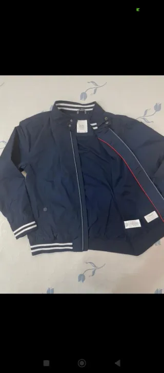 Cazadora bomber azul
