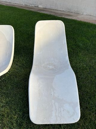 2 Hamacas de Fibra Blancas