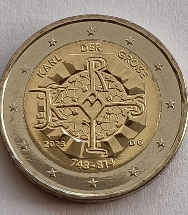 🇩🇪 2 euro Germania 2023 Carlo Magno, Cec