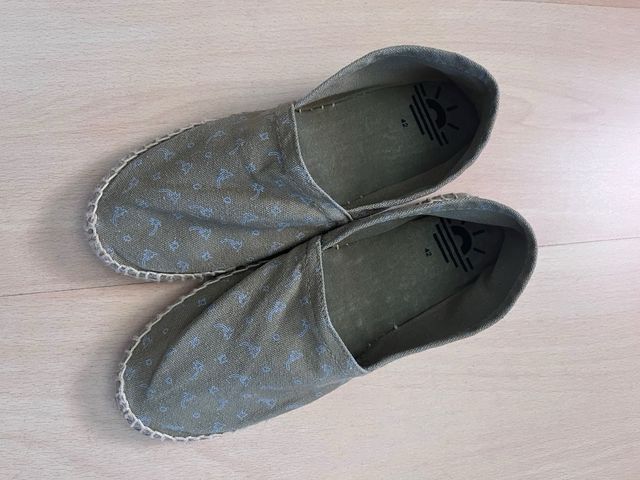 Alpargatas verdes talla 42