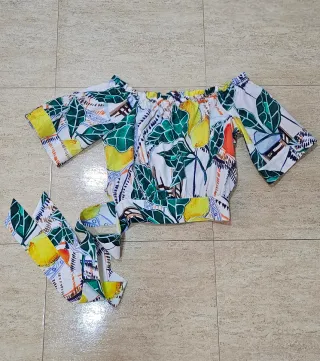 Blusa Uterqüe Estampada Limones