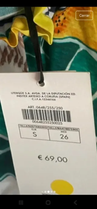 Blusa Uterqüe Estampada Limones