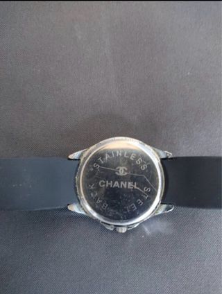 Reloj Chanel Cuarzo Negro con Cristales