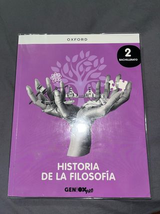 Historia de la Filosofía 2º Bachillerato. Libro...
