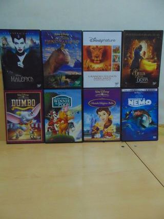 WALT DISNEY Pack de 8 Películas en DVD.